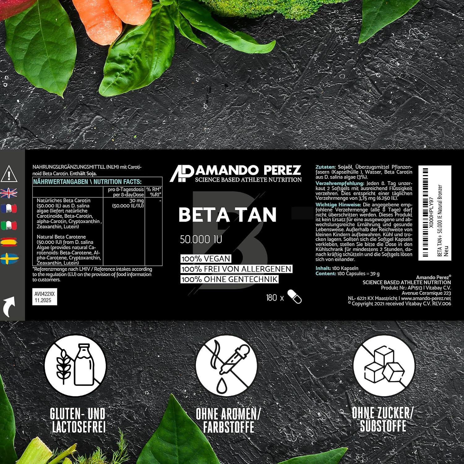 Thumbnail 6 de Amando Perez Beta Carotin 50.000 I.E. Softgels ☀
