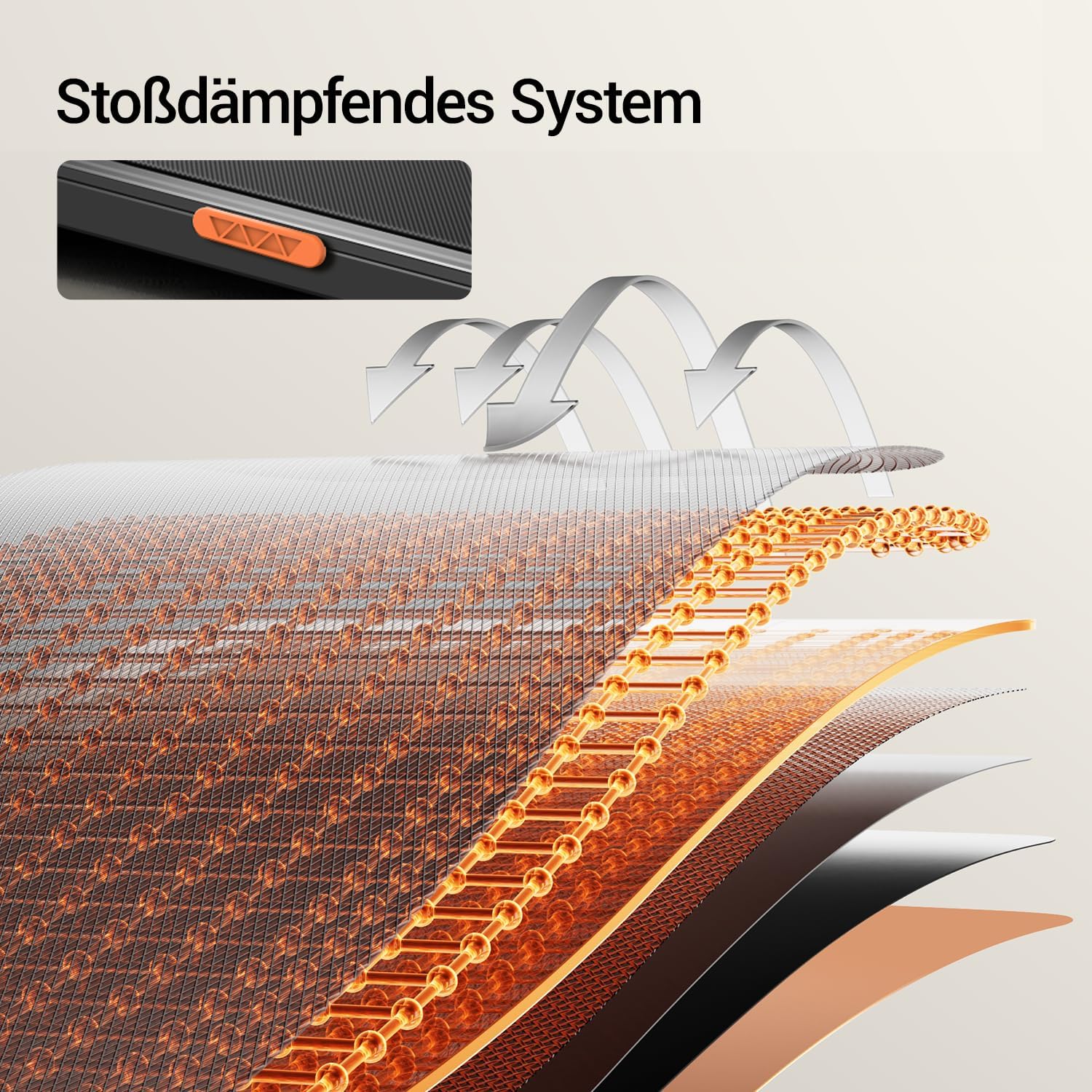Detalle 2 de LONTEK Laufband 15% Steigung 12 km/h