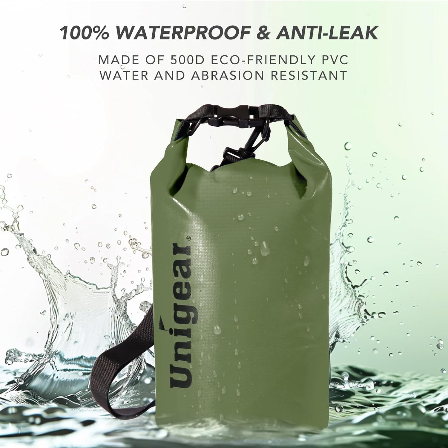 Detalle 2 de Unigear Dry Bag 20L wasserdichter Packsack