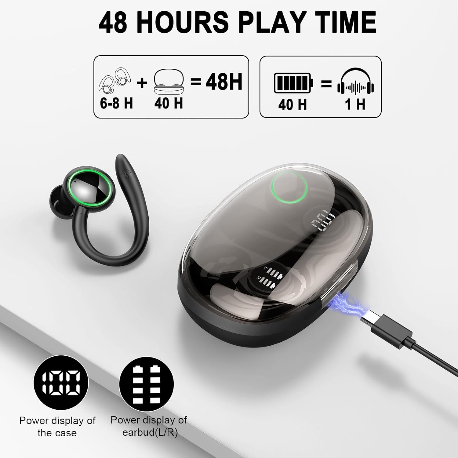 Thumbnail 6 de PEFUPEW C6 Translation Earbuds with 164 Languages, 8 Modes and Bluetooth 5.4