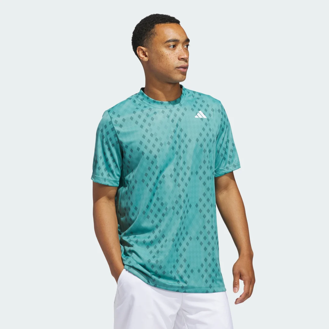 Thumbnail 2 de Camiseta estampada Club Tennis Climacool de adidas en turquesa