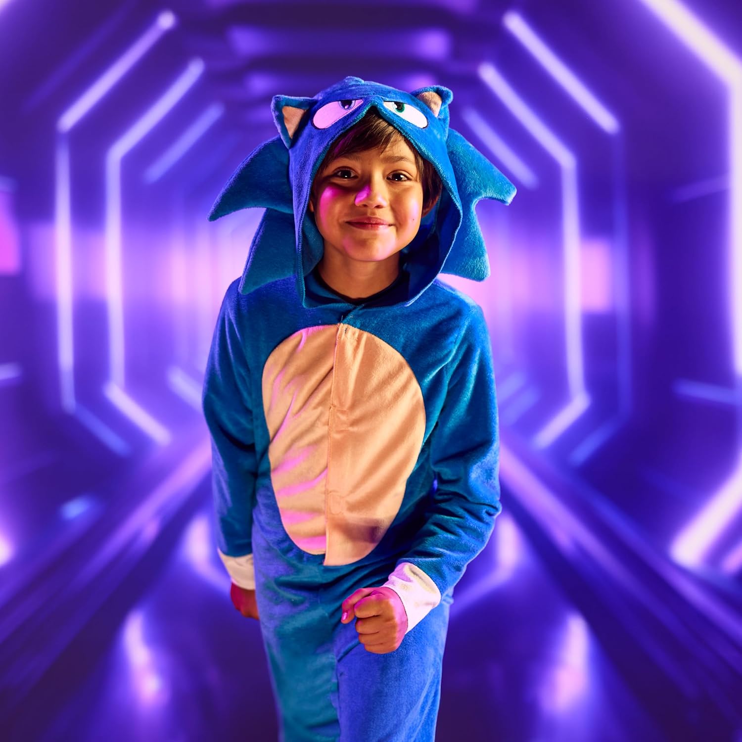 Detalle 2 de Sonic the Hedgehog Kids Costume, Movie 2