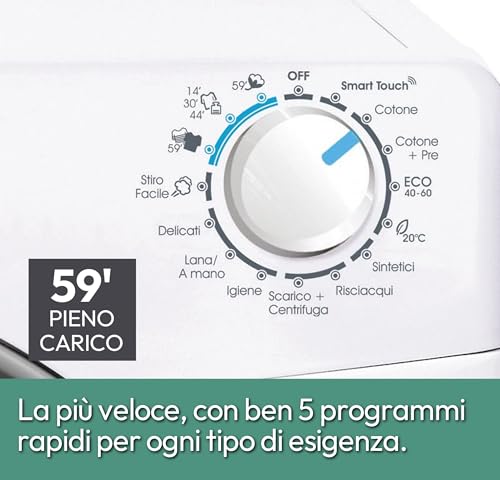 Detalle de Candy Smart Lavatrice 7 Kg, 1200 Giri, Classe C, Bianco