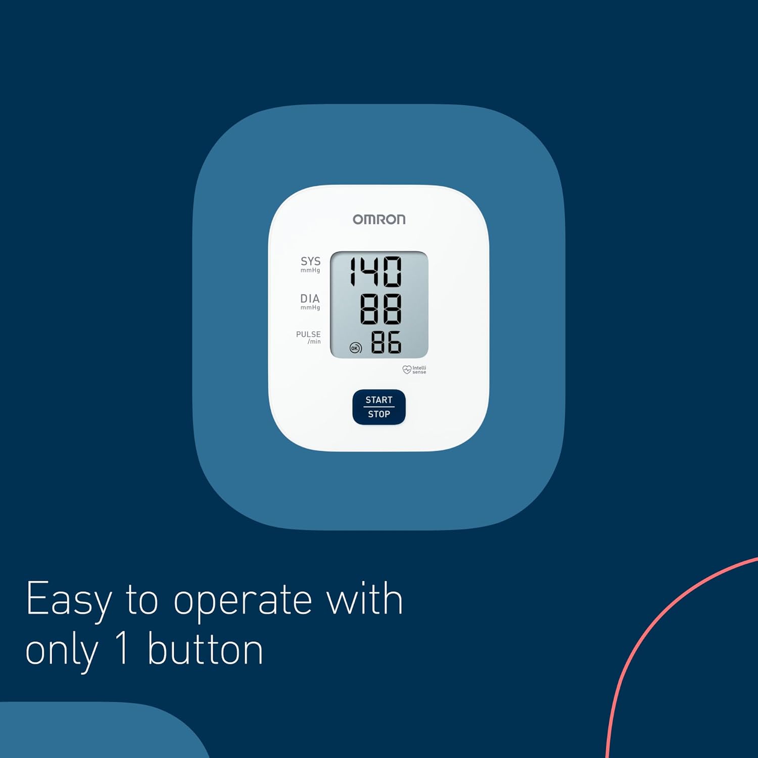 Detalle 2 de OMRON M1 Basic blood pressure monitor 22–32 cm 🩺