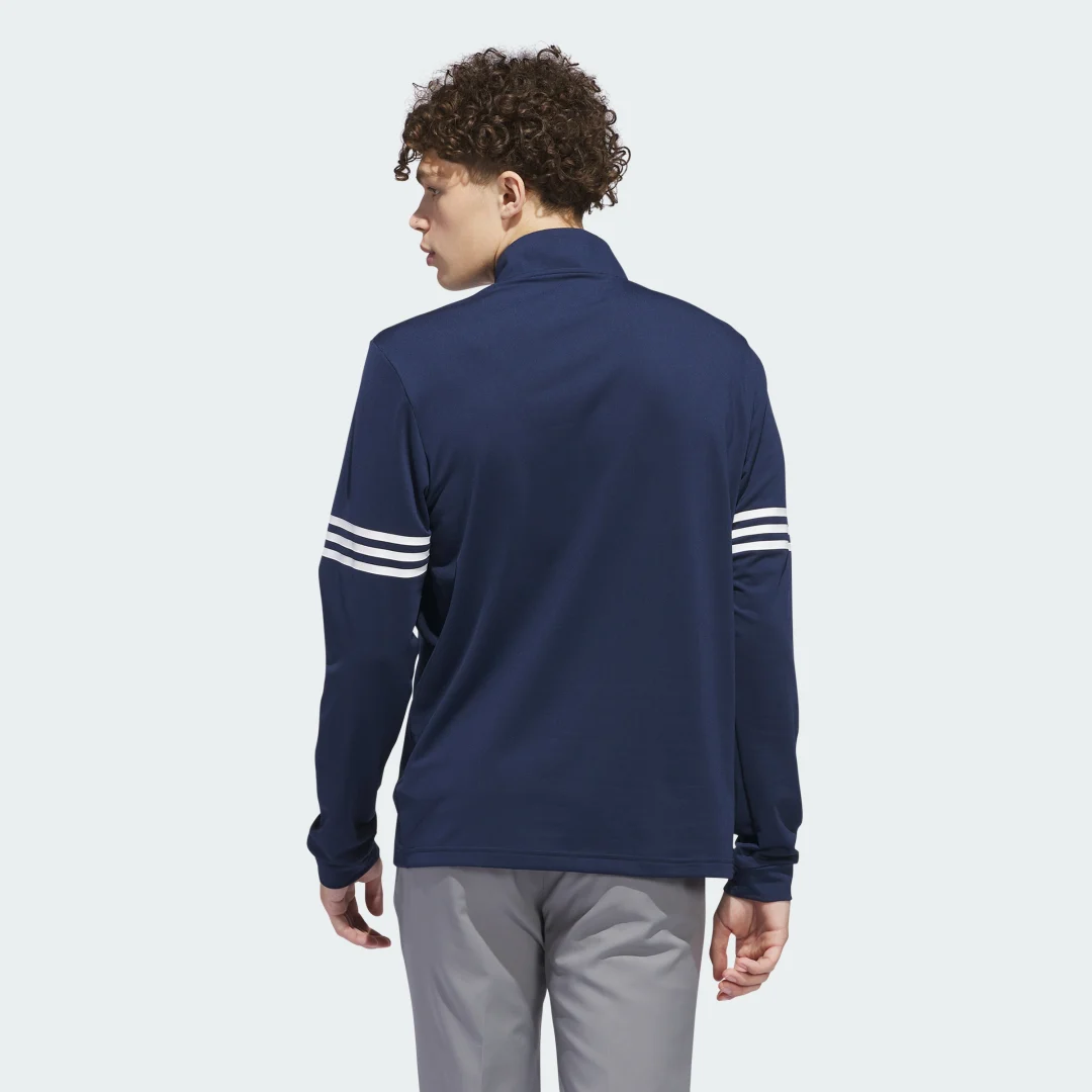 Detalle 2 de Sudadera Adi Half-Zip 3 bandas de Adidas