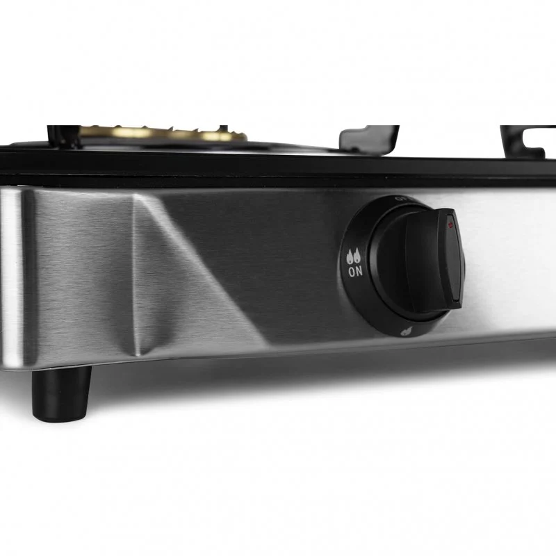 Detalle de Orbegozo FO 2720 hornillo gas 2 zonas negro