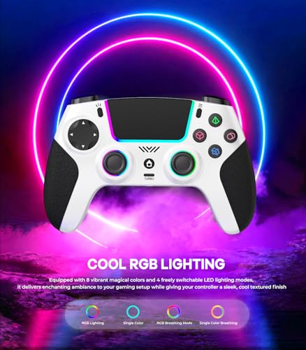 Thumbnail 2 de SZPACMATE Mando Inalámbrico multiformato con iluminación RGB y joystick Efecto Hall