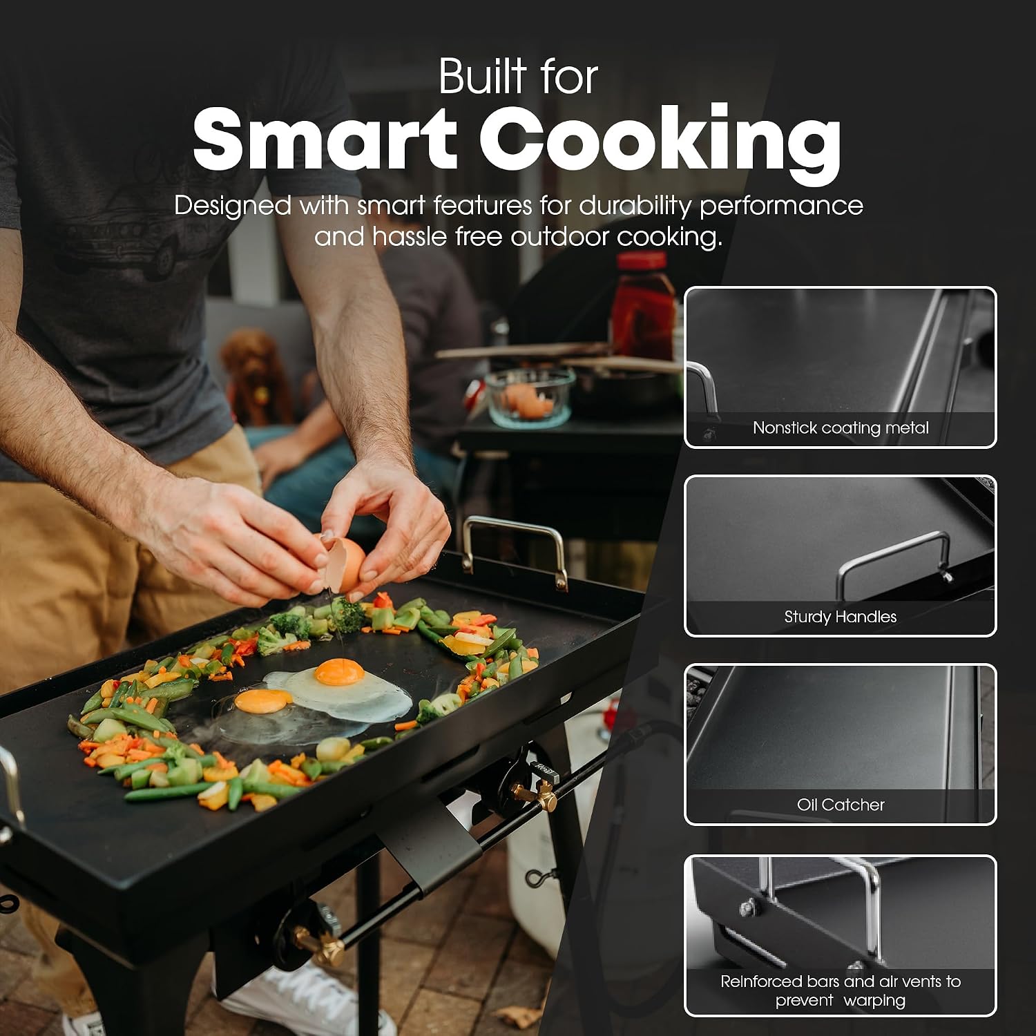 Detalle de GasOne Propane Griddle 25 x 16 In