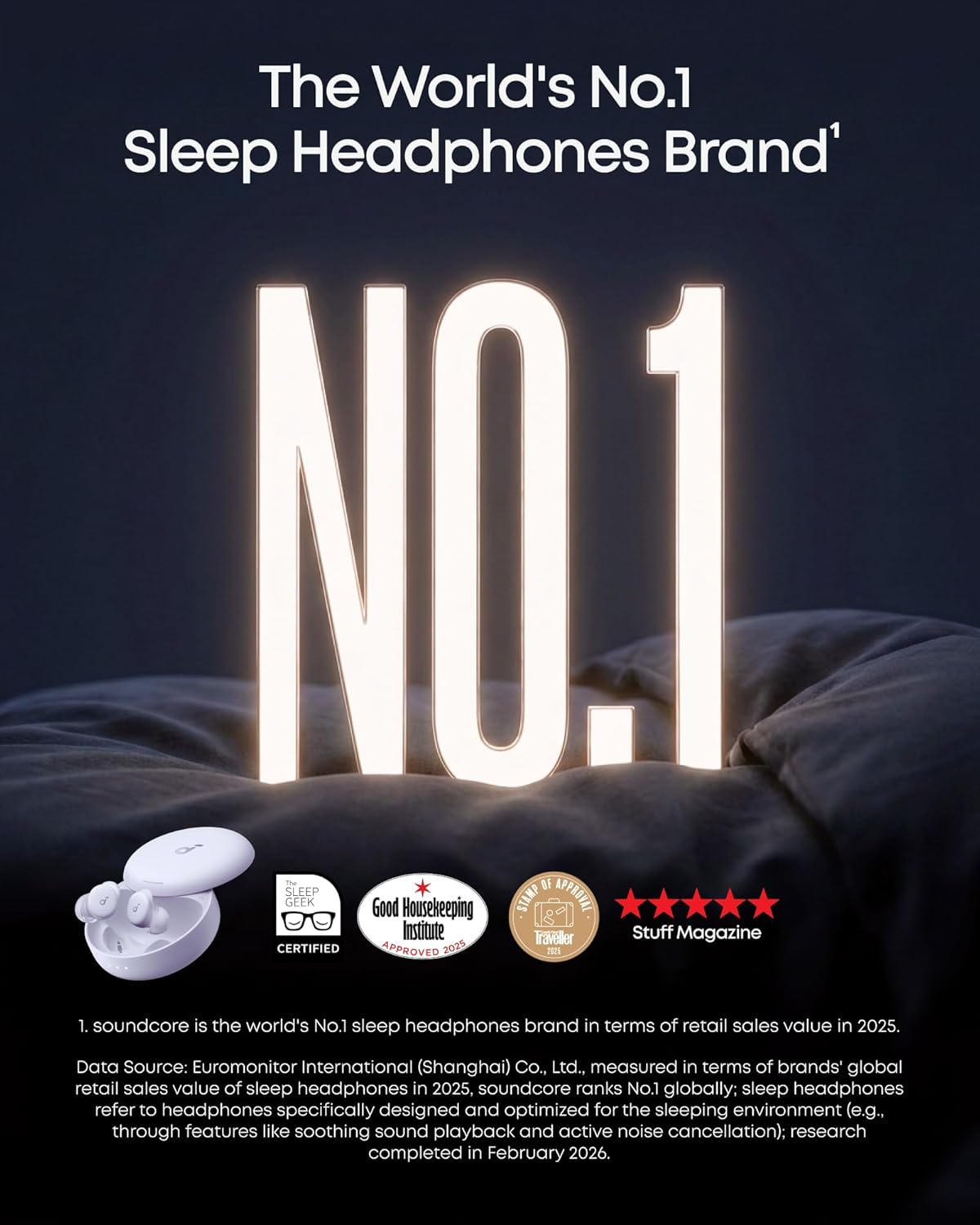 Thumbnail 1 de soundcore Sleep A30 by Anker: Sleep Earbuds with ANC for Restful Nights