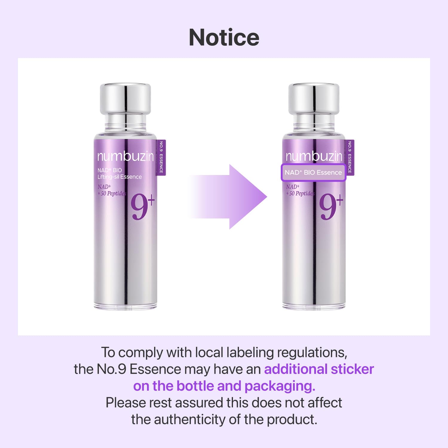 Detalle 2 de numbuzin No.9 Essence Serum mit NAD+ für Anti-Aging, 1,69 fl. oz.