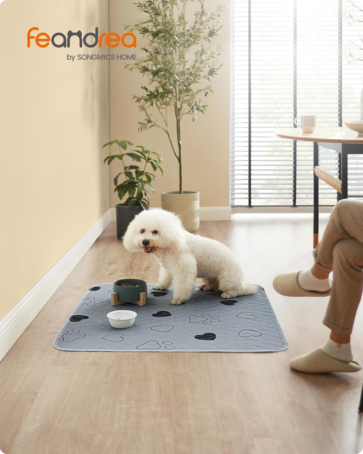 Detalle 2 de Feandrea PTD034G01 Tappeti Lavabili per Cani 91x86 cm