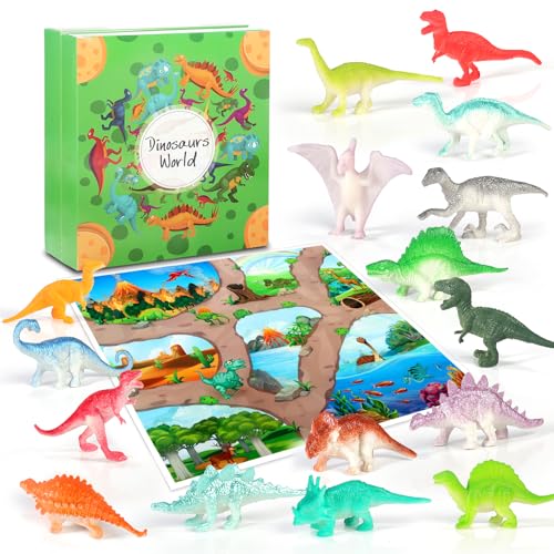 Detalle de Calendrier de l’Avent OKYUK 2025 avec 24 dinosaures 📅