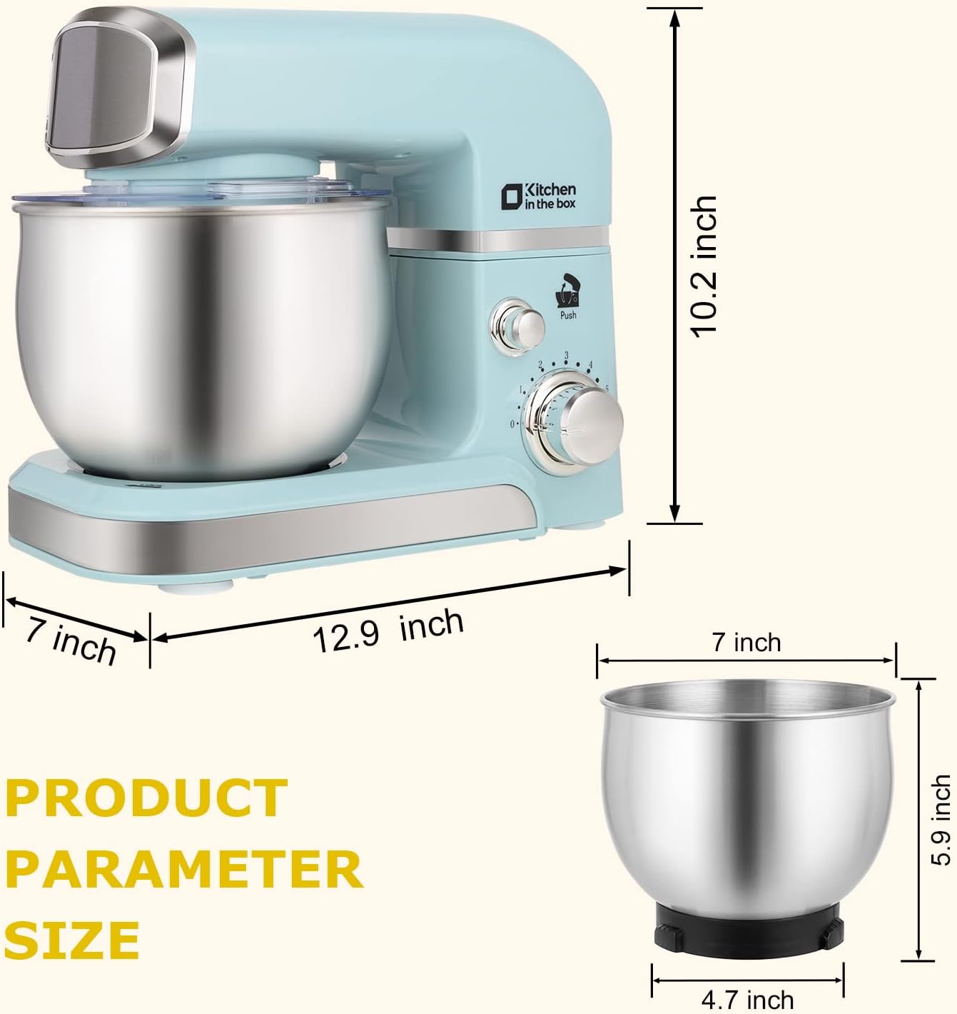 Detalle 2 de Kitchen in the Box Stand Mixer