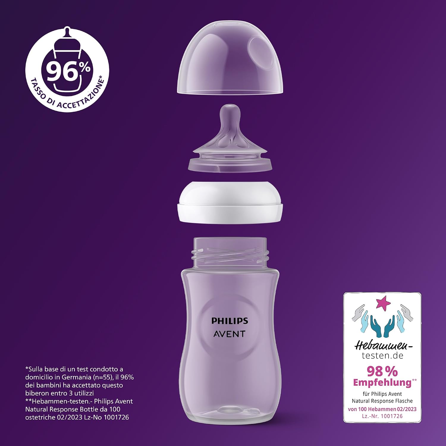 Detalle 2 de Philips Avent Set regalo neonati 4 biberon 0–12 mesi