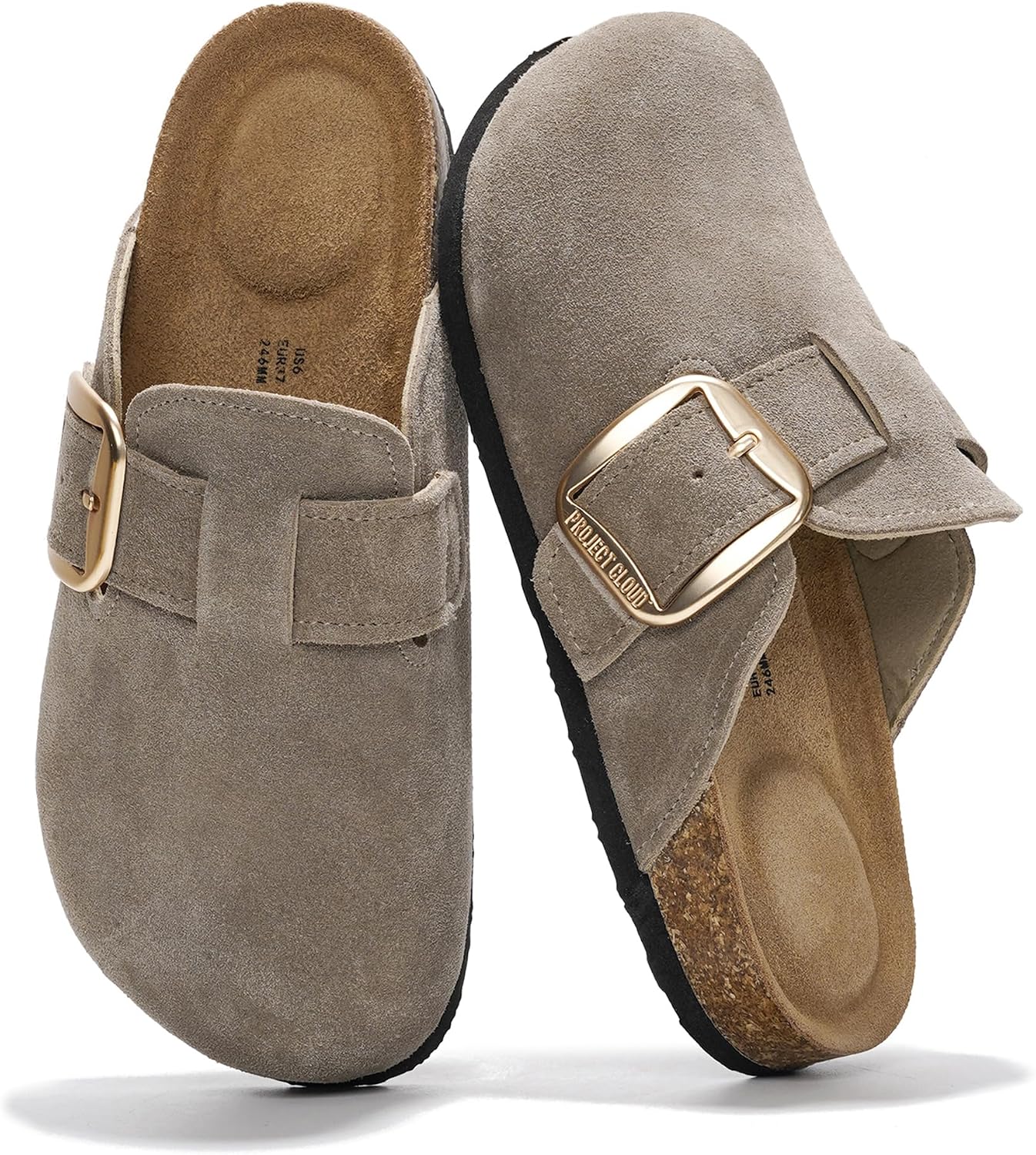 Detalle de Project Cloud Manchester Genuine Leather Clogs 👡
