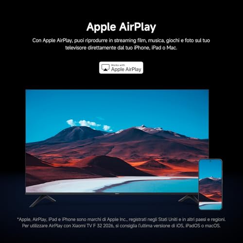 Thumbnail 8 de XIAOMI TV F 32" – 32 pollici HD, Smart TV con Fire TV, Alexa integrata e AirPlay
