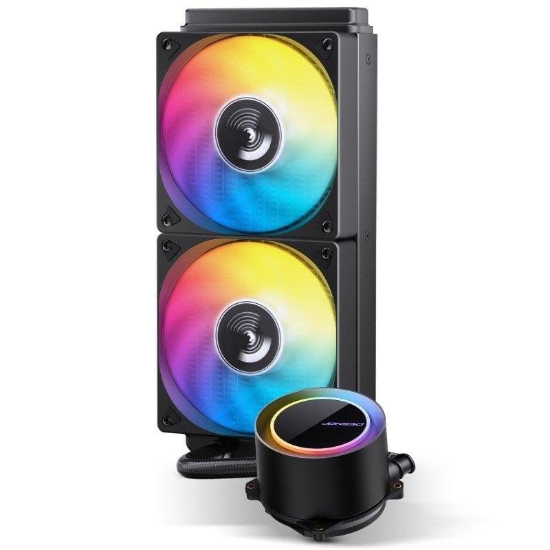 Detalle 2 de Refrigeración líquida Jonsbo TG-240 ARGB Blanco: rendimiento y estética para tu PC