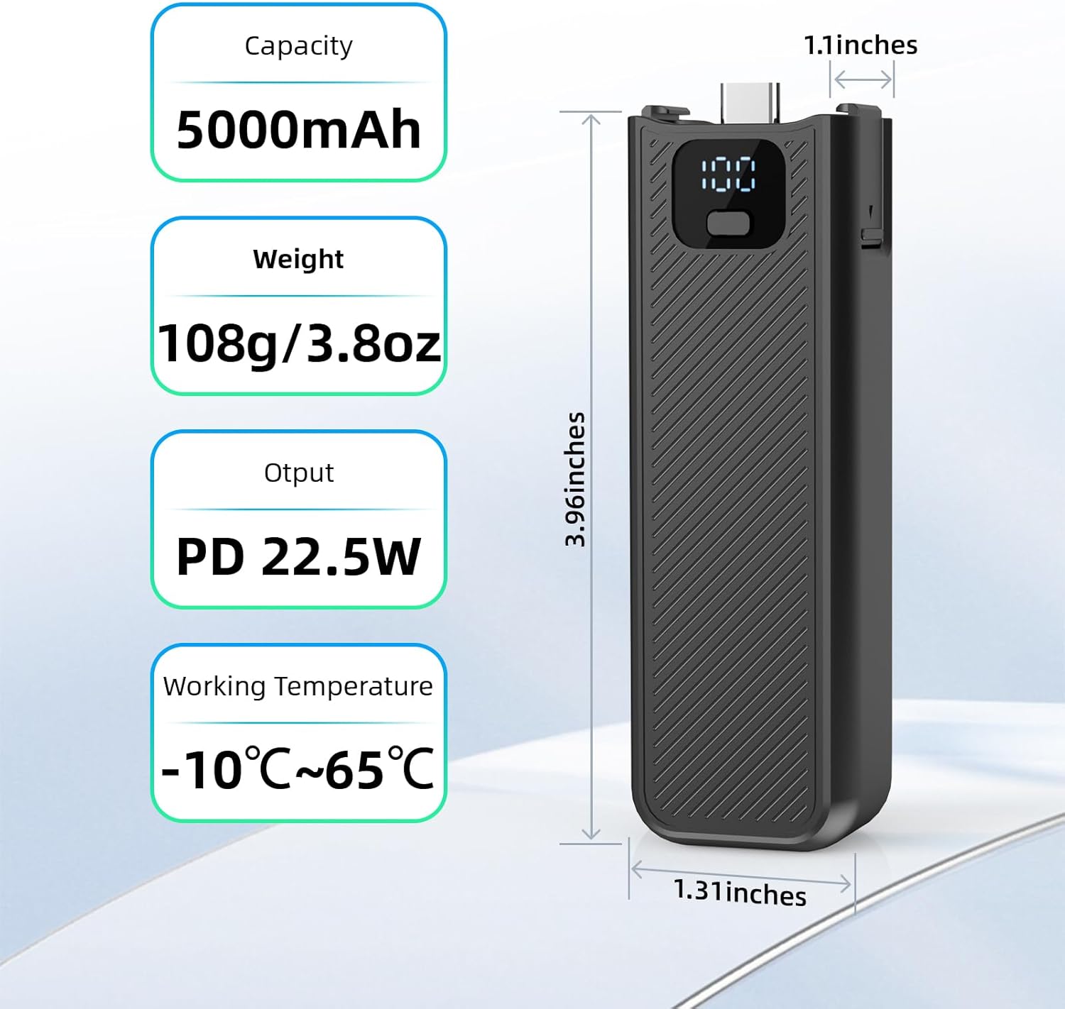 Thumbnail 6 de YONHUIZI Upgrade Akku-Griff Pocket 3