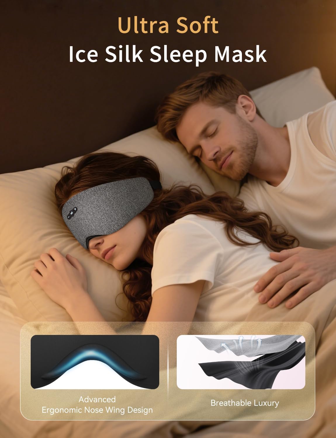 Thumbnail 2 de Sleep Mask Headphones with Bluetooth 6.0: A Practical Night-Shift Companion