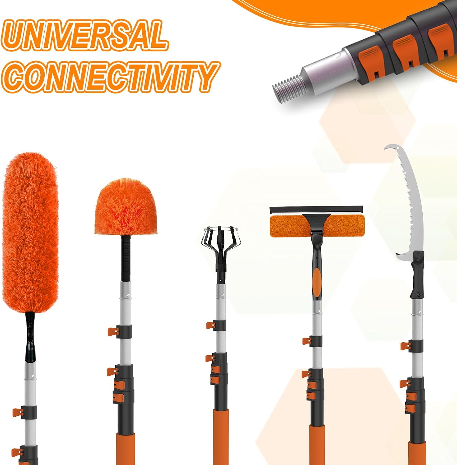 Detalle 2 de SISUPASSIE 6m Paint Roller Extension Pole: Practical Reach for DIY Tasks