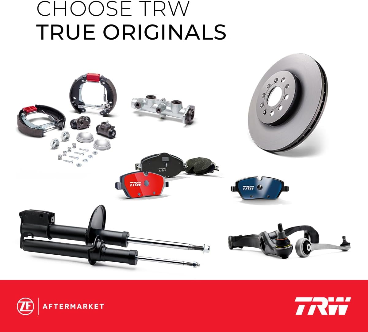 Detalle de TRW JTS556 stabilisatorstang van metaal, 330 mm, M10 x 1,5