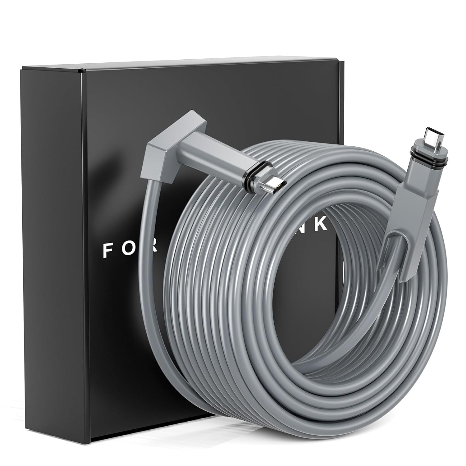 Detalle de DuHeSin for Starlink Cable Gen 2 (75FT / 23M) – Waterproof extension for Starlink Rectangular Satellite V2