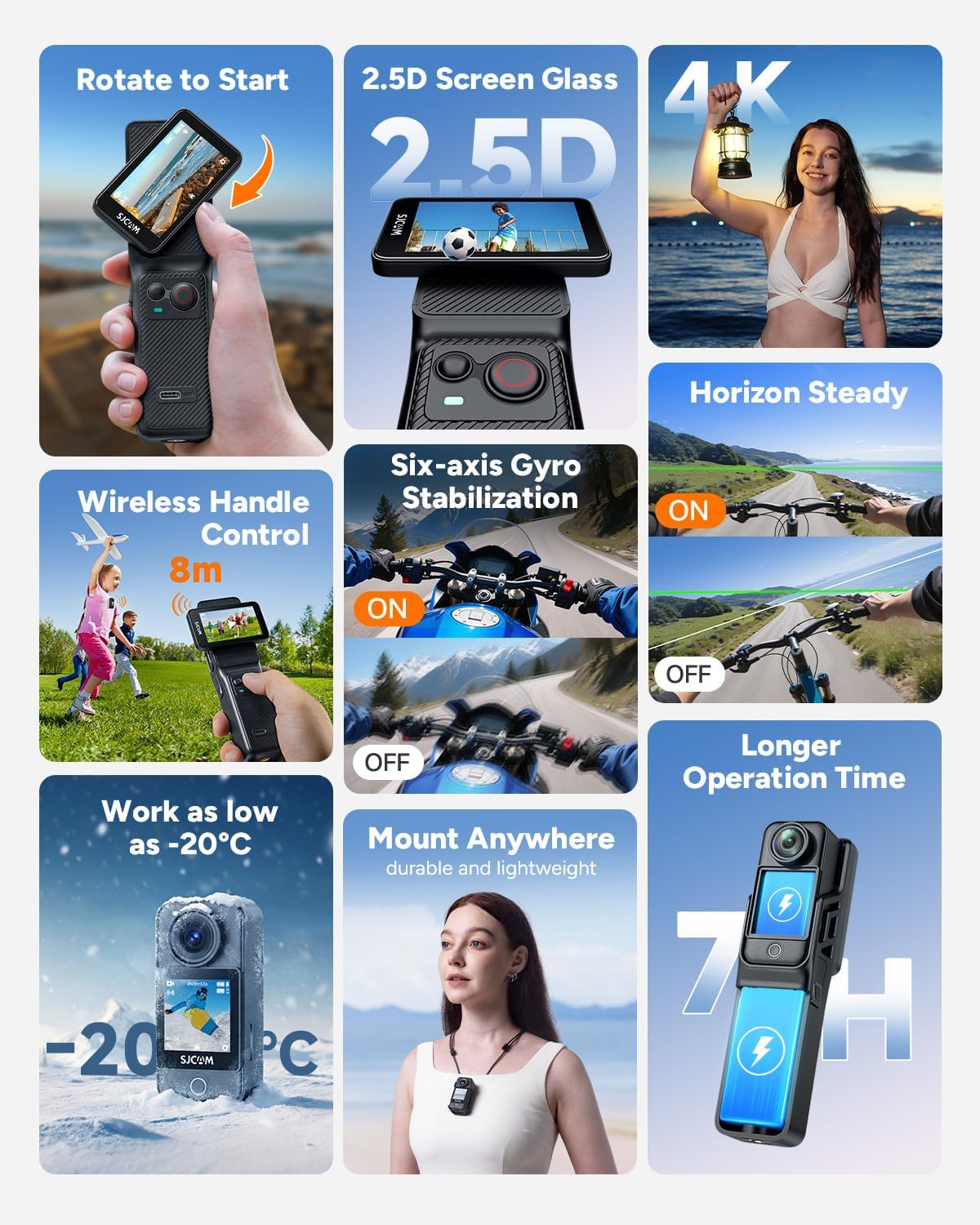 Thumbnail 1 de SJCAM C400 4K Pocket Vlogging Camera
