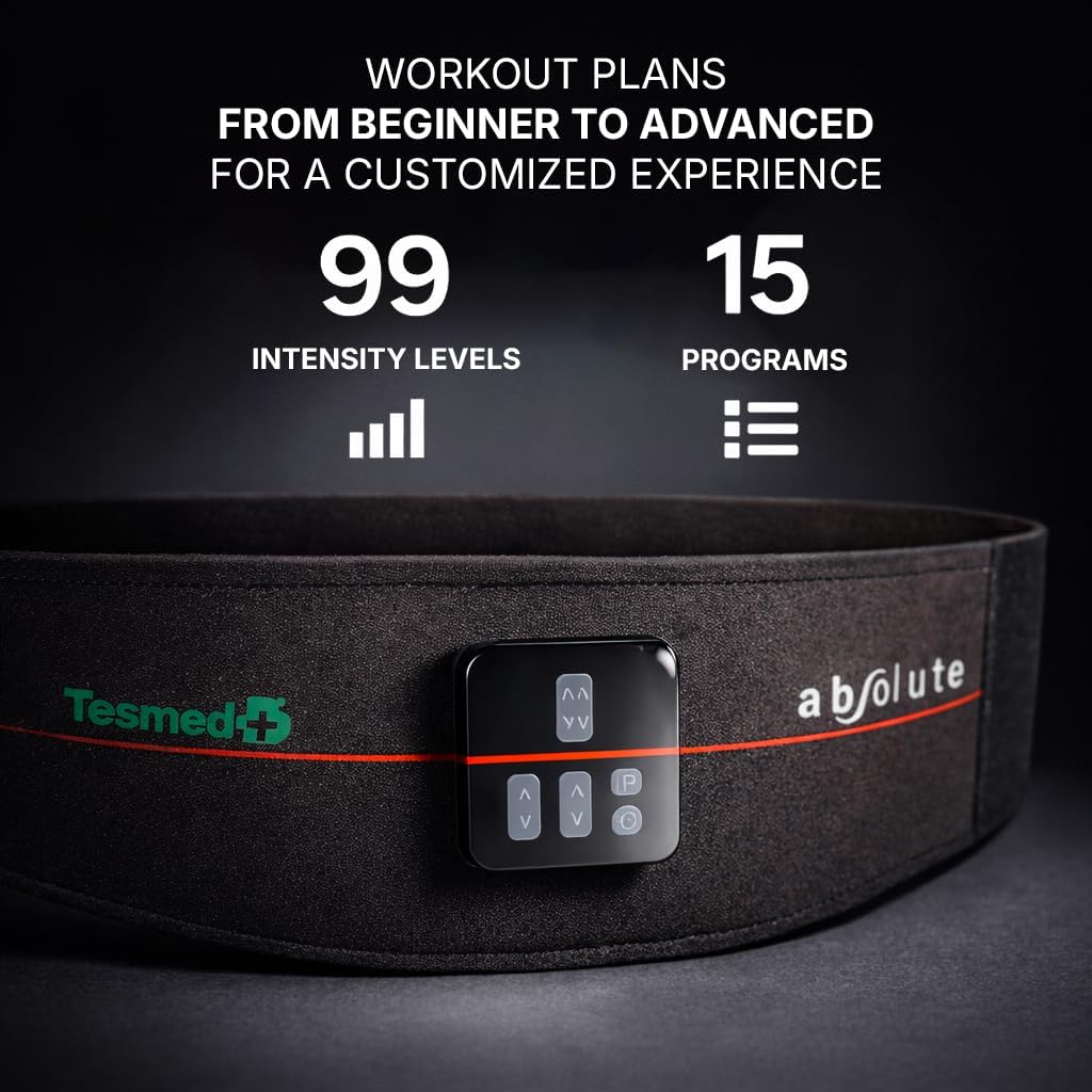 Thumbnail 3 de TESMED Absolute EMS Abs Trainer: Wireless Abdominal Stimulator with 99 Intensity Levels