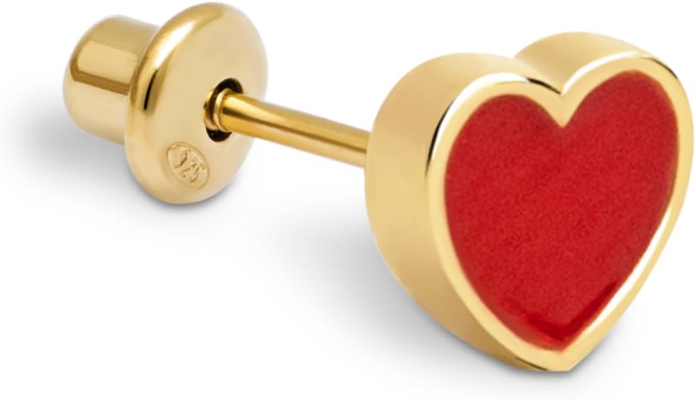 Detalle de SINGULARU Orecchino Singolo Heart 5,4×5,7 mm 💎