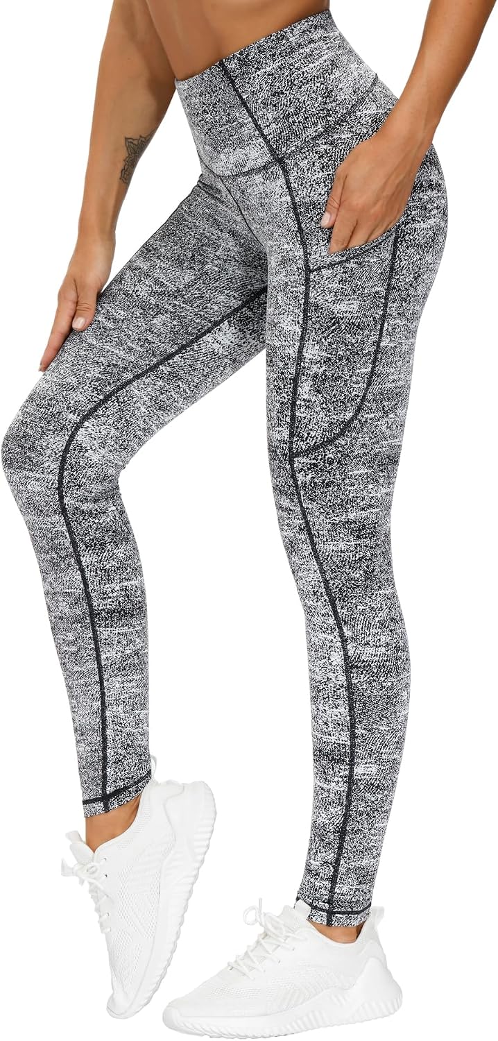Thumbnail 3 de THE GYM PEOPLE Women 28 Leggings, High-Waisted with Side Pockets