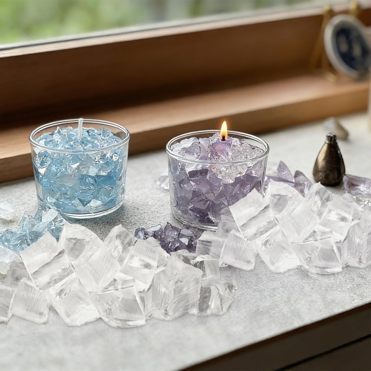 Thumbnail 6 de fclayvts SV001 Clear Jelly Candle Wax, 10 lb Transparent Gel for DIY