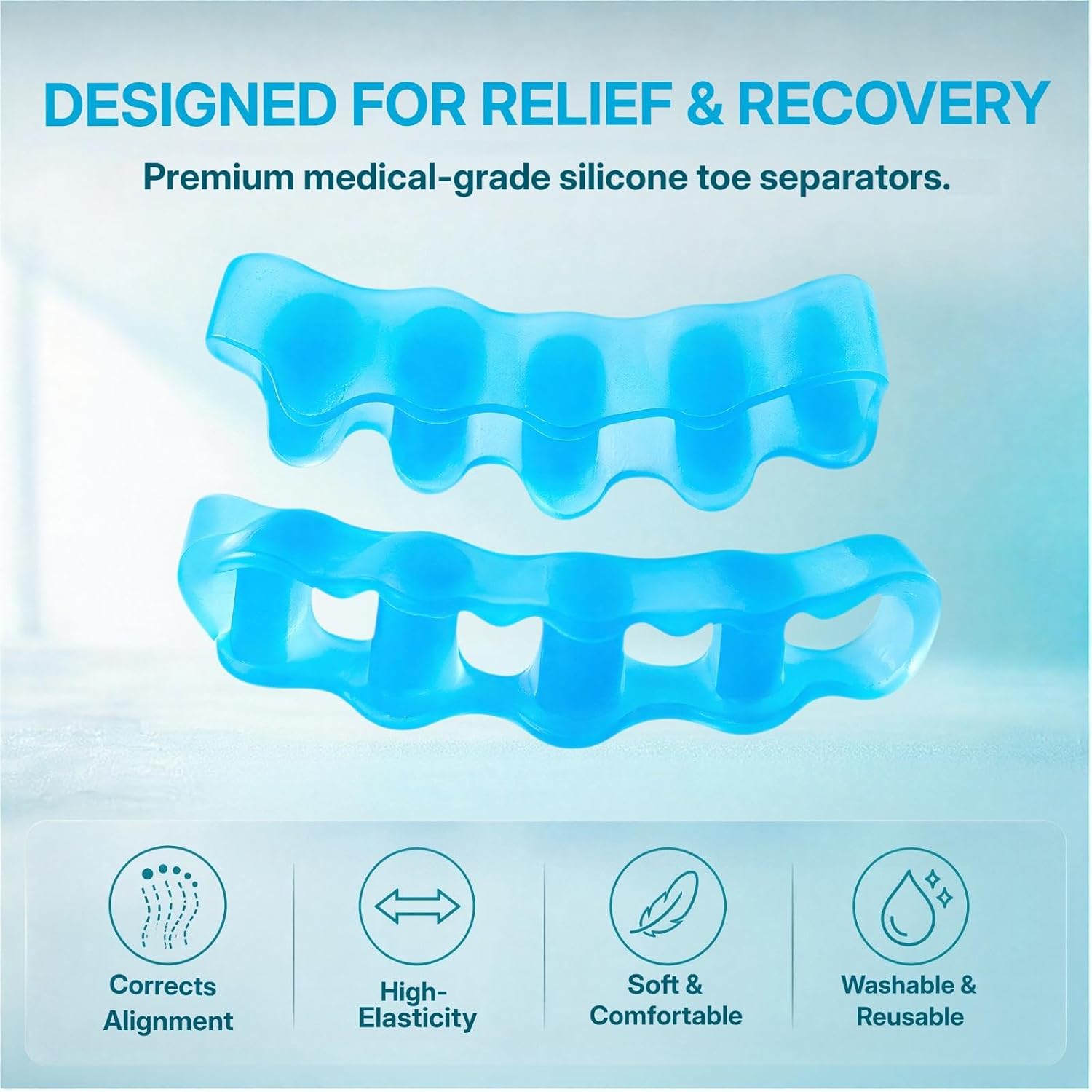 Detalle de KTSAY Toe Separators, Silicone