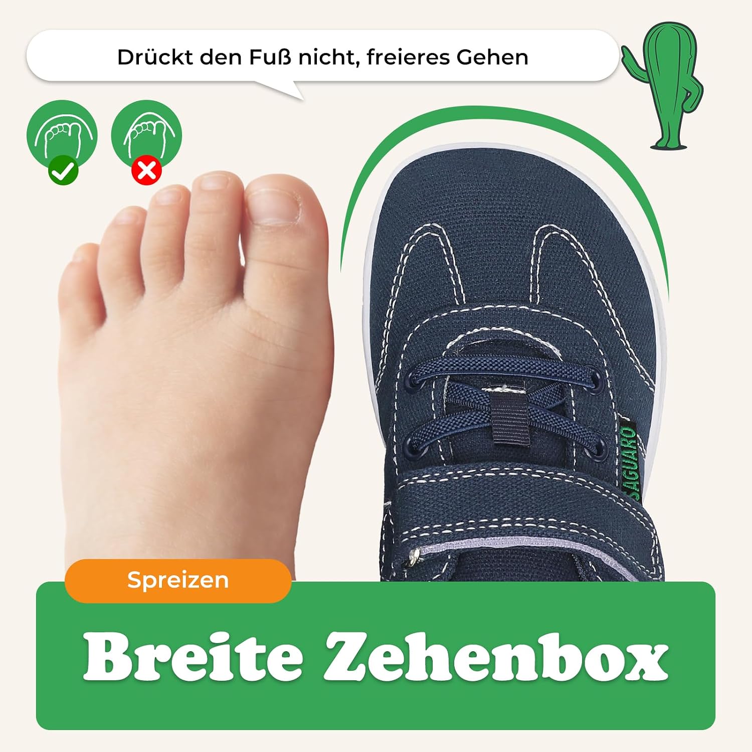 Thumbnail 2 de SAGUARO Barfußschuhe Jungen Breite Gr.25-35