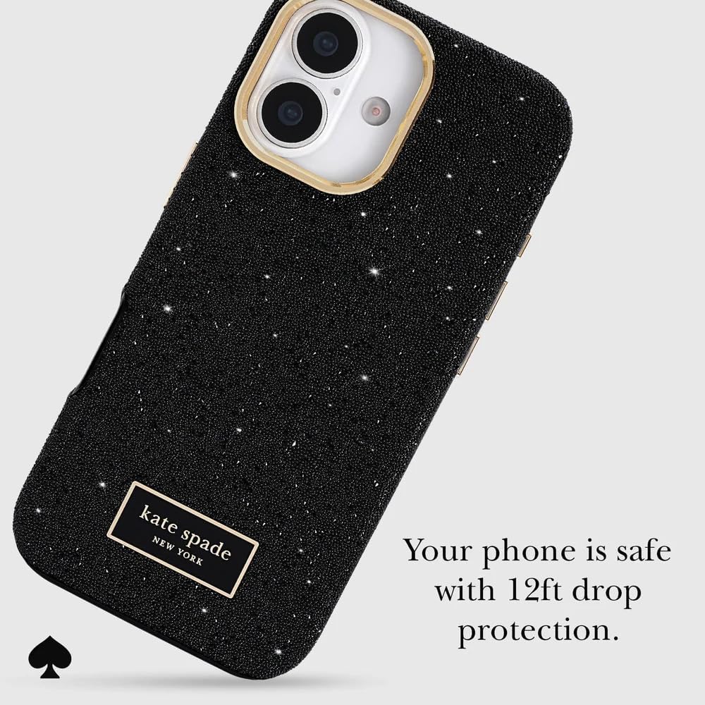 Detalle 2 de kate spade new york iPhone 17 Case MagSafe compatible, Crystal Pave