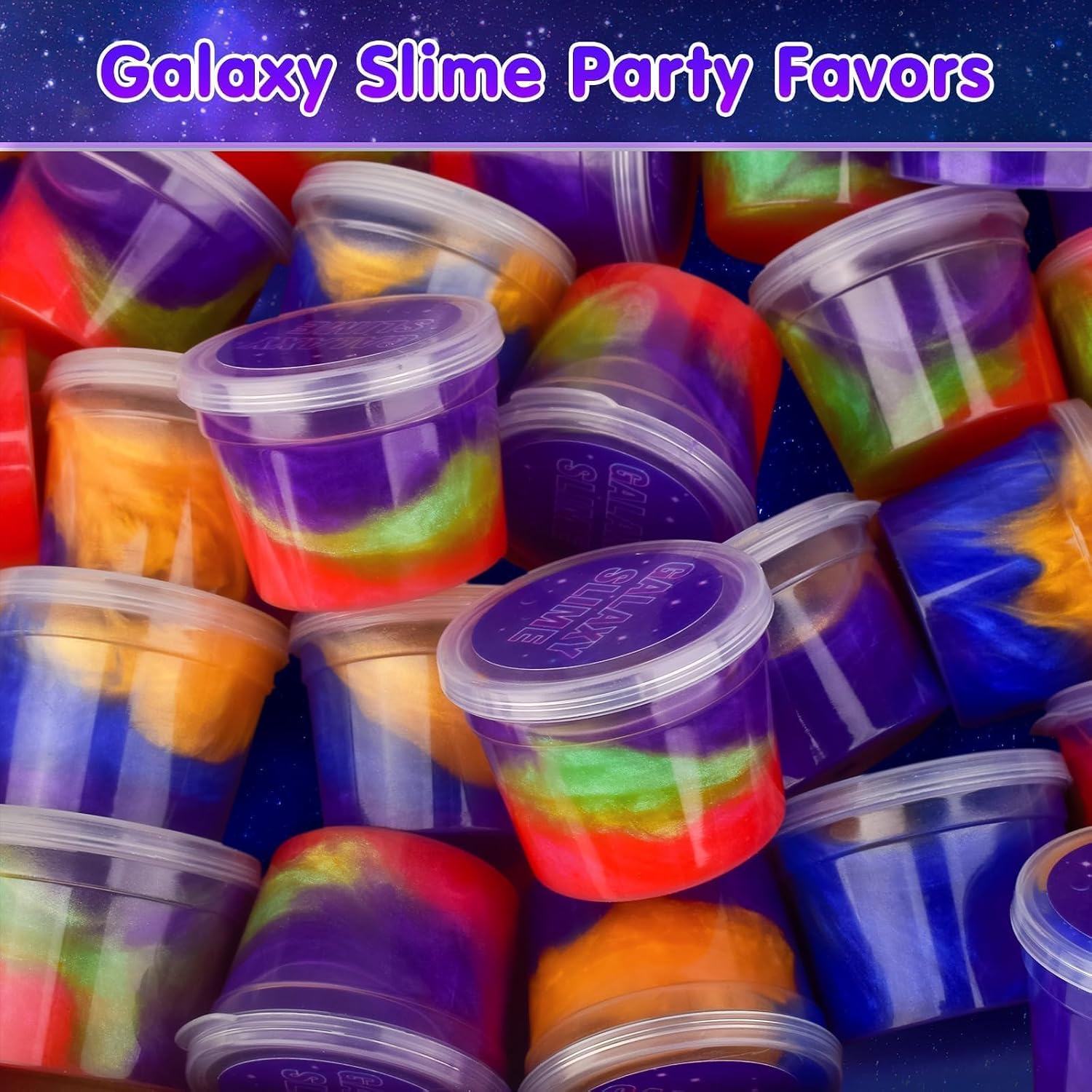 Thumbnail 6 de Galaxy Slime 28-pack colourful Christmas slime for kids