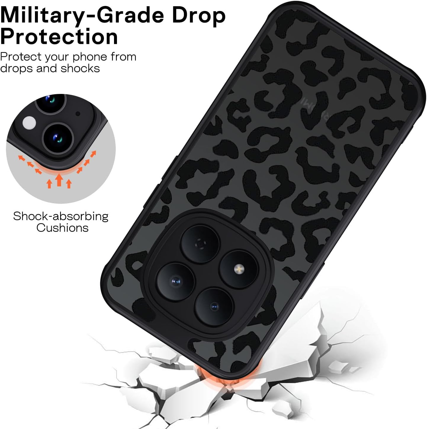 Thumbnail 3 de XTCASE Redmi Note 15 Pro Plus Coque léopard 🐆