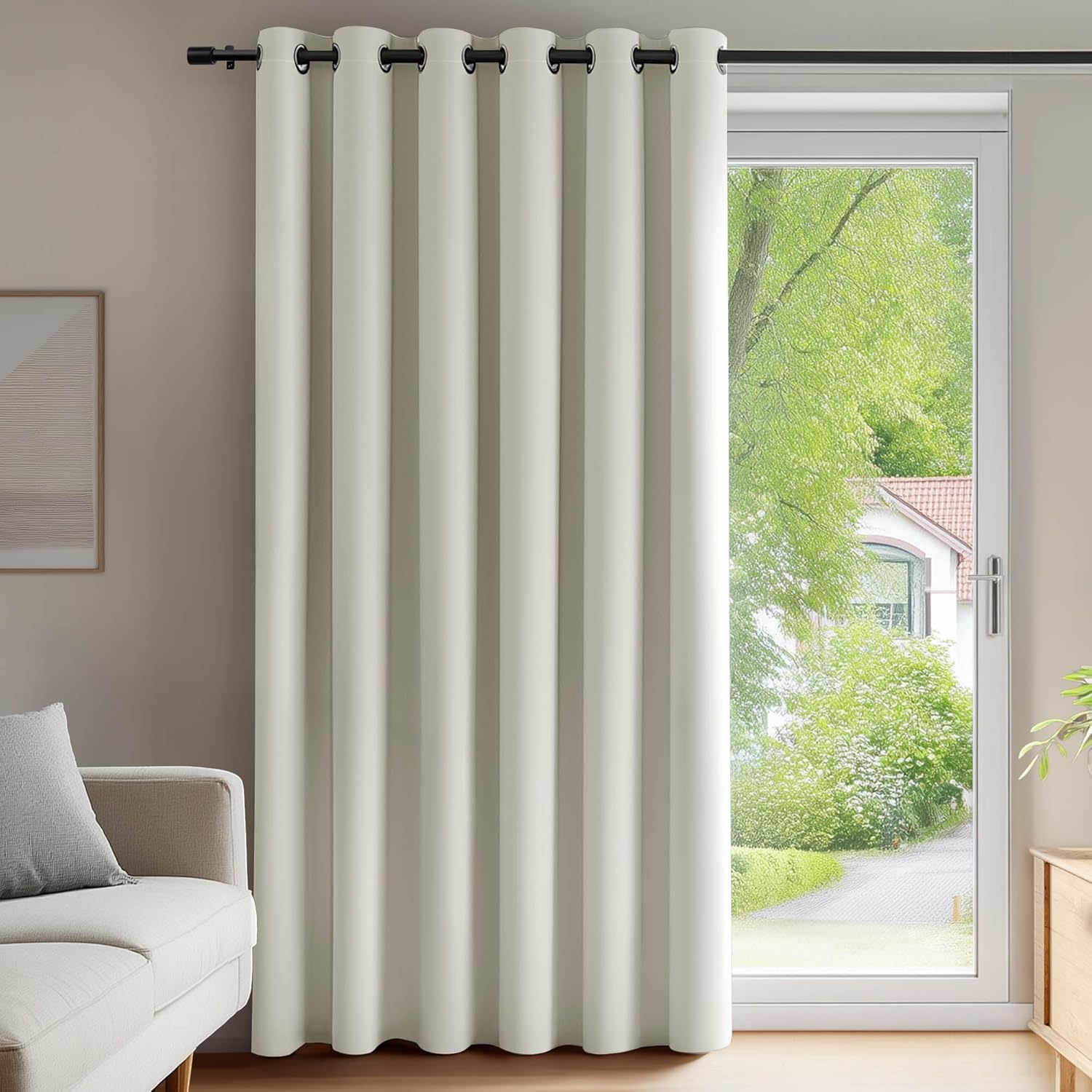Detalle de Deconovo Tenda Oscurante Termica 203x214 cm Beige Chiaro – 1 Pannello