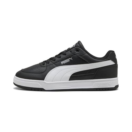 Detalle de PUMA Sneakers Caven III Unisexe 44.5 – Black White Silver Metallic