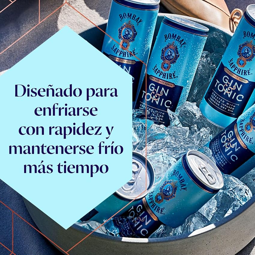 Thumbnail 6 de Bombay Sapphire Gin & Tonic en Lata, Listo Para Disfrutar 🍸
