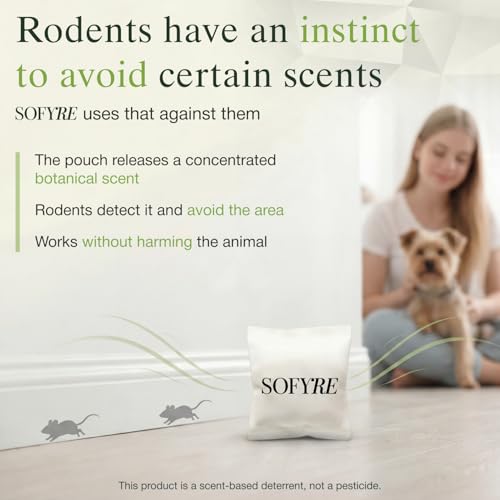 Thumbnail 3 de SoFyre Rodent Repellent Pouches 12-Pack: Peppermint, Cinnamon & Cedarwood Plant-Based Pest Control