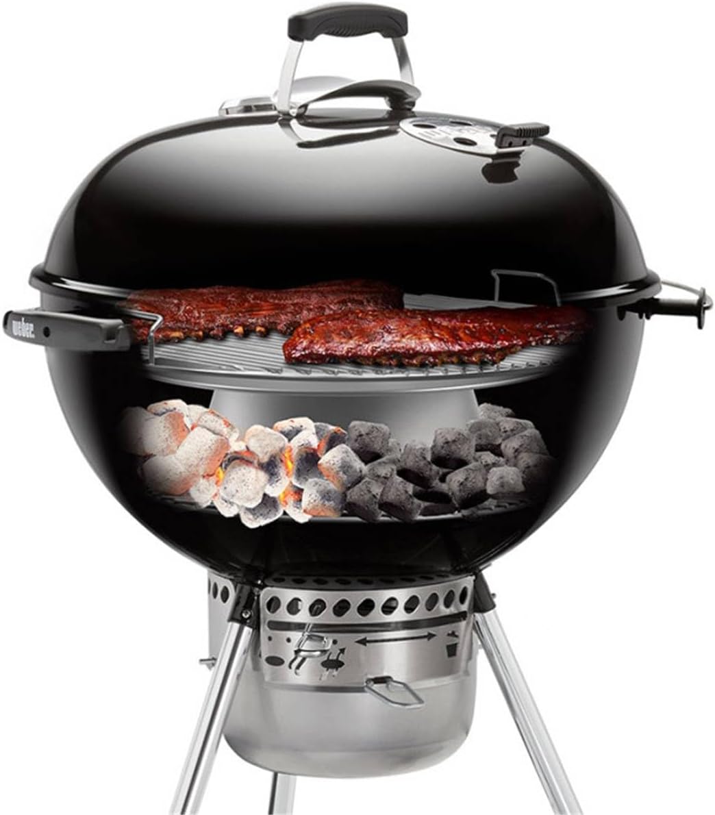 Detalle de Weber 7666 Charcoal Temperature Regulator for Ø 57cm+ Grills, Stainless Steel