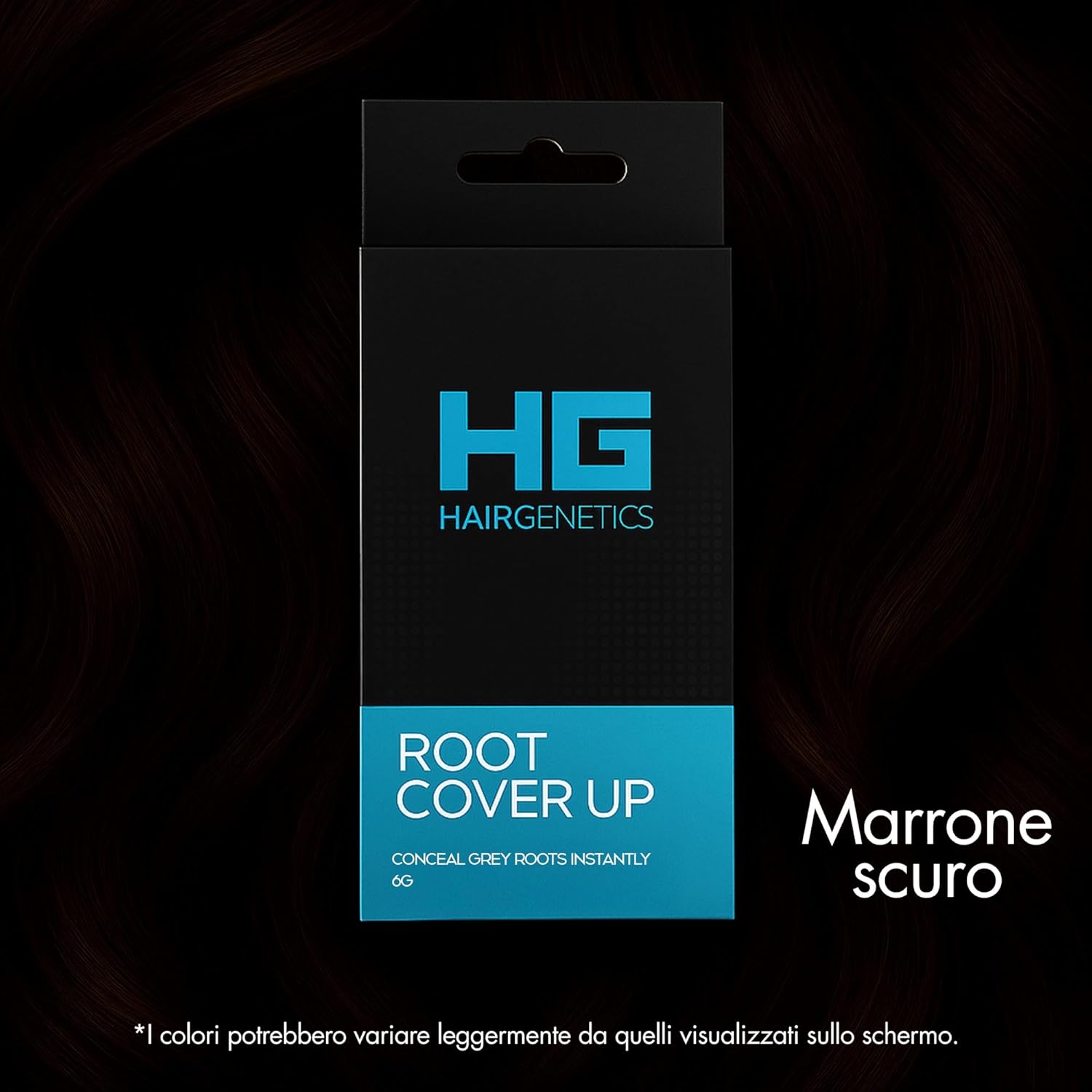 Thumbnail 1 de Hair Genetics Root Cover Up Ritocco Ricrescita Radici Professionale – Copre i Capelli Bianchi e Riempie le Sopracciglia (marrone scuro)