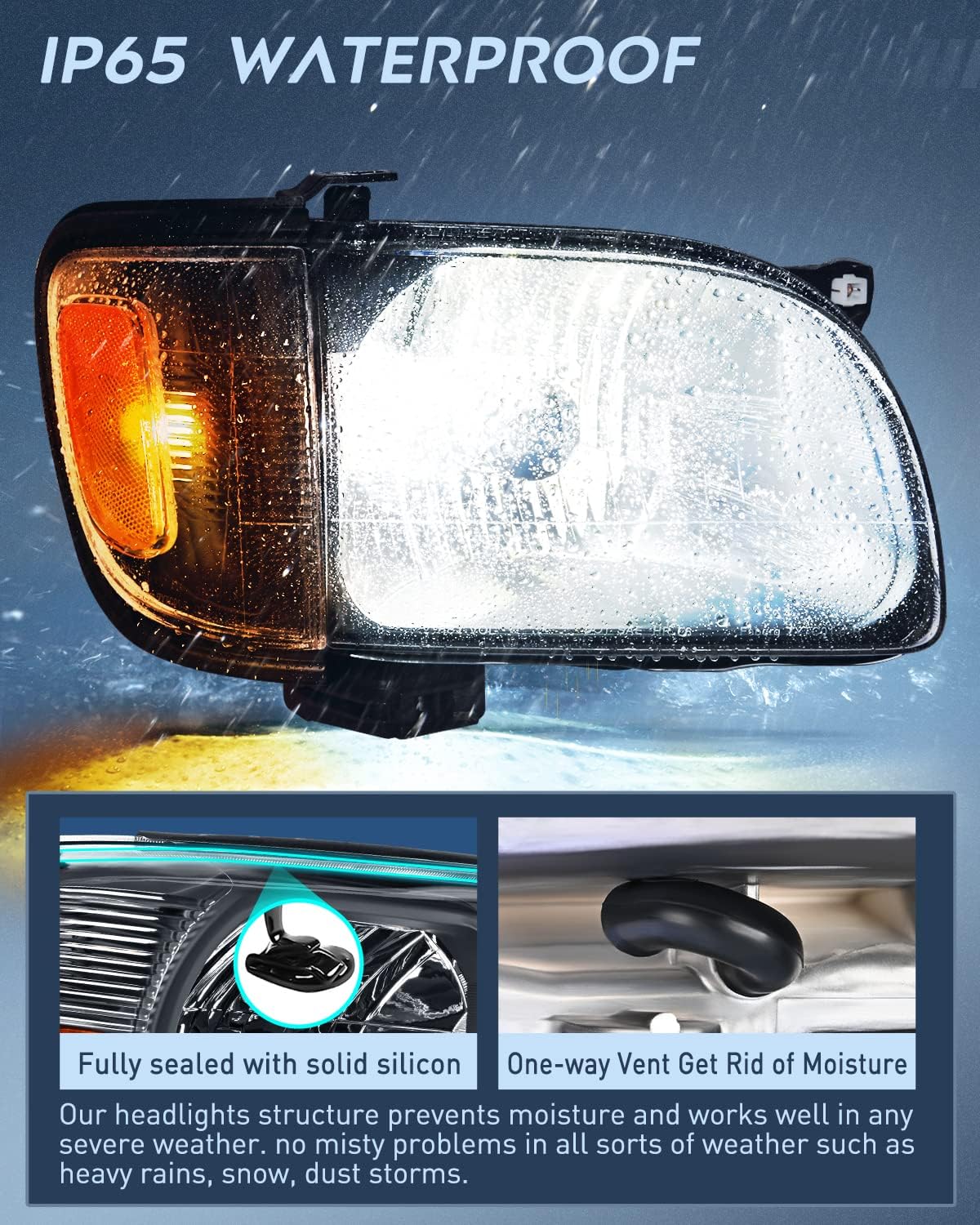 Detalle 2 de Nilight Headlight Assembly 2001-2004