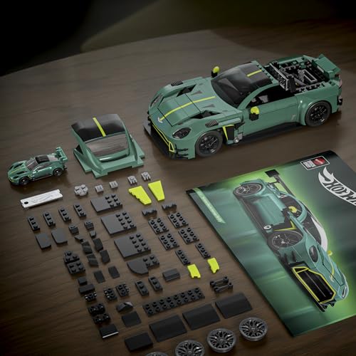 Thumbnail 1 de Mattel Brick Shop Hot Wheels Aston Martin Vantage GT3 a escala 1:16