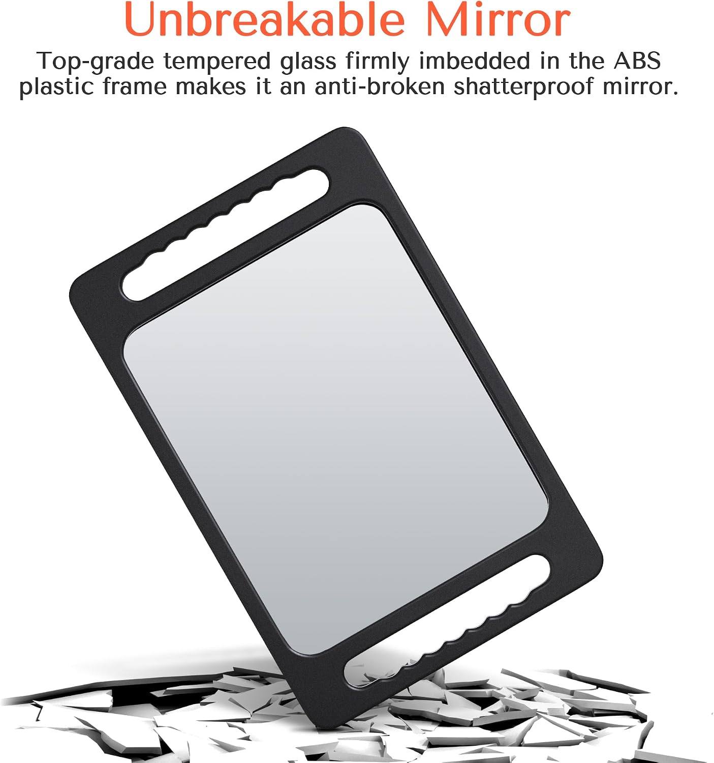 Thumbnail 3 de TASALON Unbreakable Barber Mirror – Hand Mirror with Double Handle