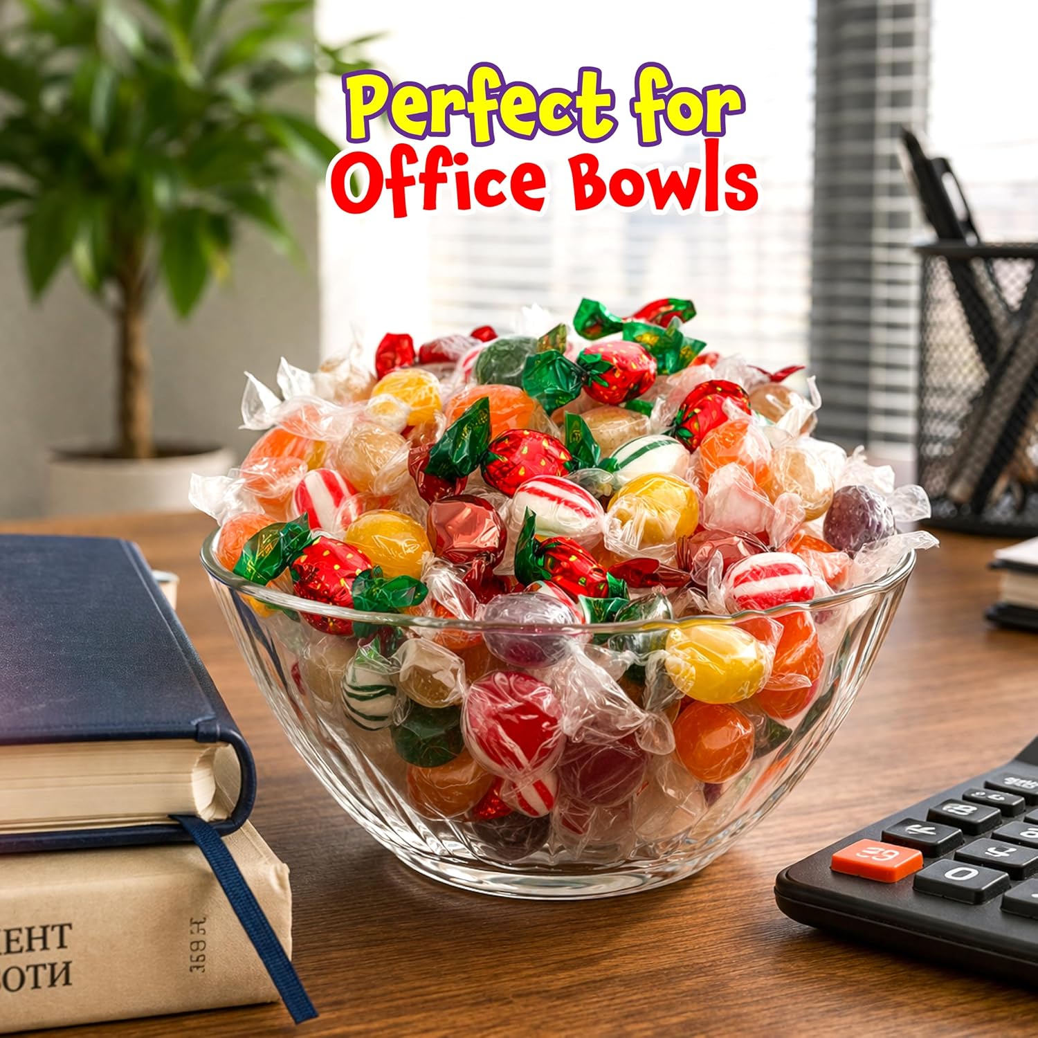 Detalle de FUNTASTY Old Fashioned Hard Candy Assortment, 2 lb, Individually Wrapped