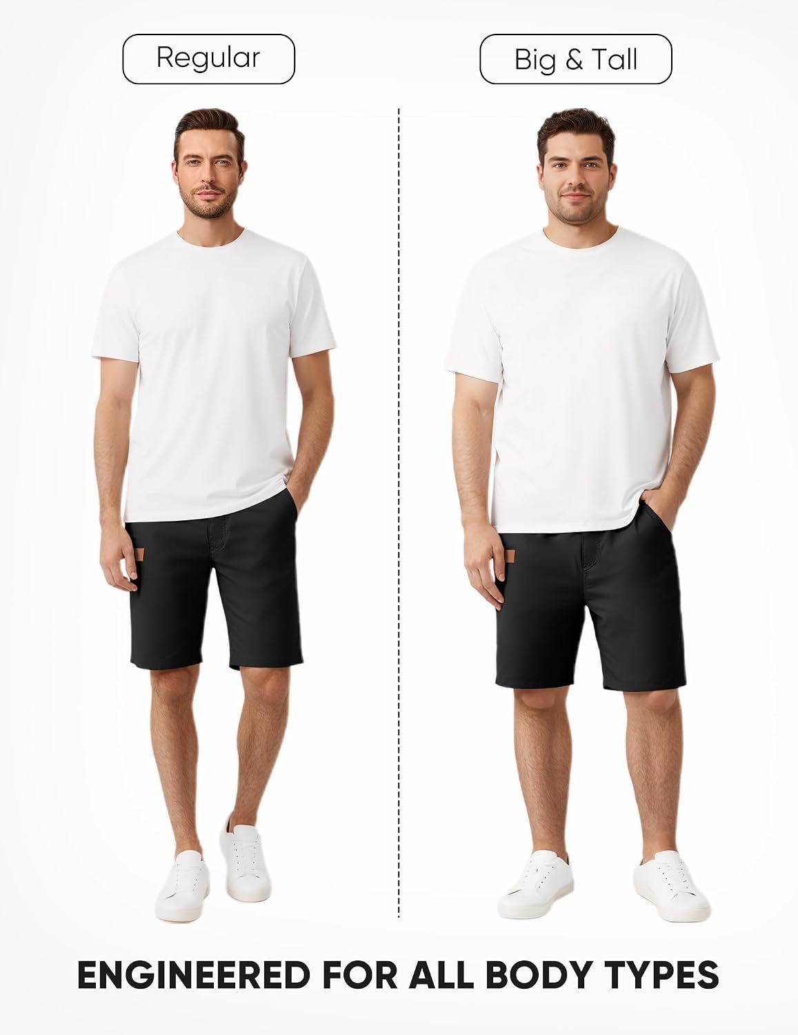Thumbnail 4 de JMIERR Mens Casual Shorts 94% Cotton 📏