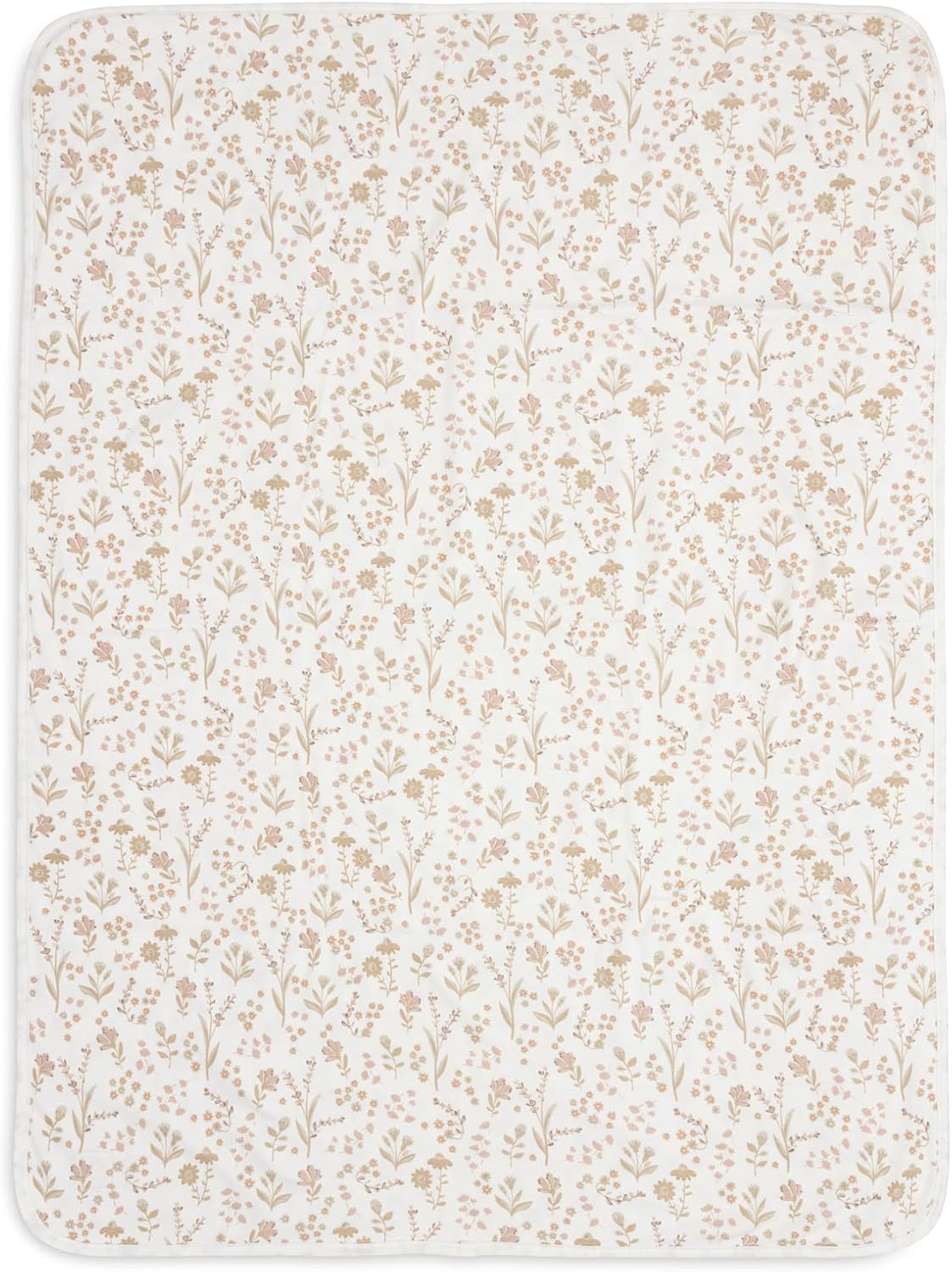 Detalle 2 de Jollein Bloomy Jersey babydeken 513-511-68076, 75 x 100 cm, katoen, 1,0 TOG
