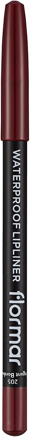 Thumbnail 1 de Flormar Waterproof Lipliner - Crayon à Lèvres Waterproof Nude 205 Elegant Bordeaux