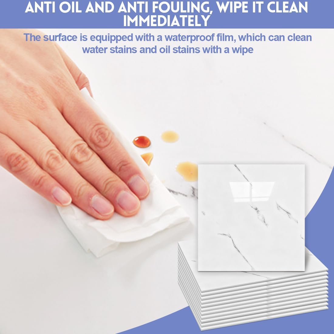 Thumbnail 3 de Yuragim Selbstklebende Wandfliesen 30x30 cm